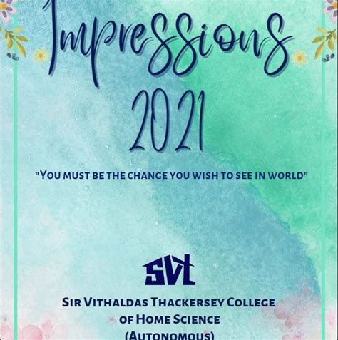 Impressions 2021 Released Read The Magazine Here Sir Vithaldas