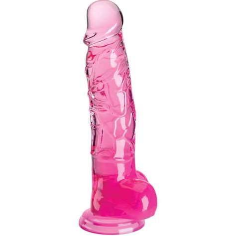 King Cock Clear Pene Realistico Con Testiculos Cm Rosa Lilith