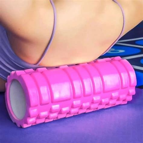 Rolo Massagem Foam Roller Libera O Miofascial Soltura Yoga Supermedy