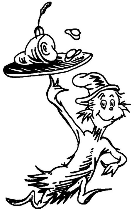 Dr Seuss Coloring Pages Green Eggs And Ham Coloring Home