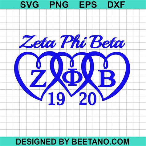 Zeta Phi Beta Heart Svg Zeta Phi Beta Sorority Svg Zeta Phi Beta 1920 Svg