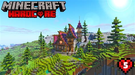 I Built A Mansion For The Mending Villager HARDCORE Minecraft YouTube