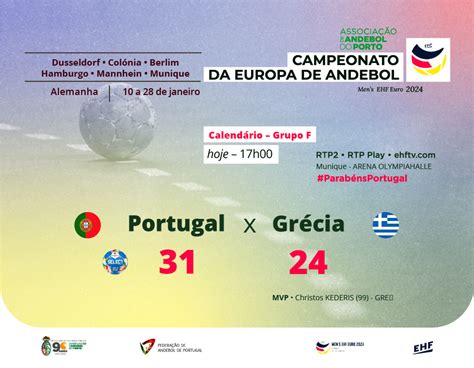 Portugal Entra A Ganhar No Euro Associa O De Andebol Do Porto