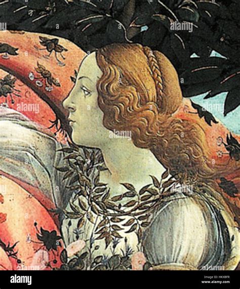 El Nacimiento De Venus De Botticelli Detalle Flora Fotograf A De Stock