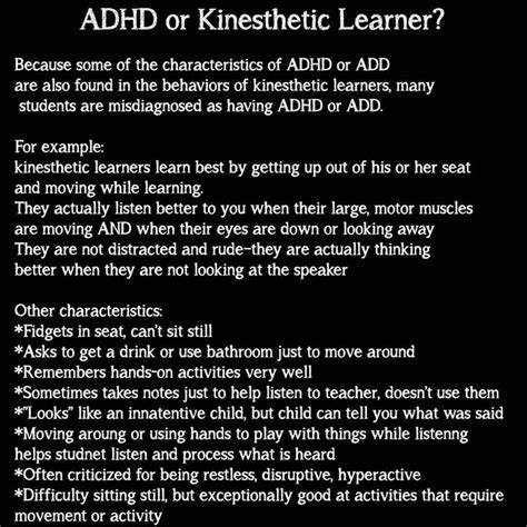 Adult Kinesthetic Learning