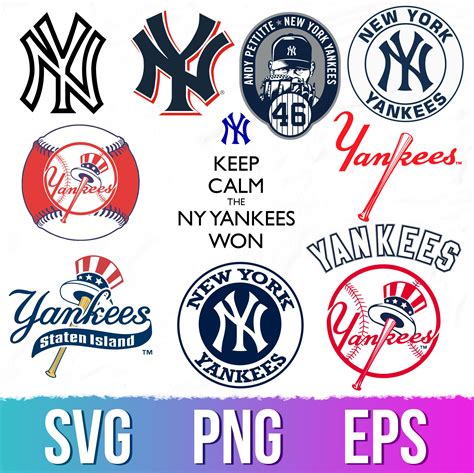 New York Yankees logo, New York Yankees svg, Yankees eps, Ya | Inspire