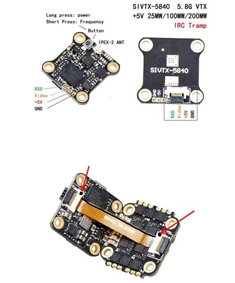 Jhemcu Sivtx Ghz Ch Mw Vtx Fpv Transmitter Osd Ipex