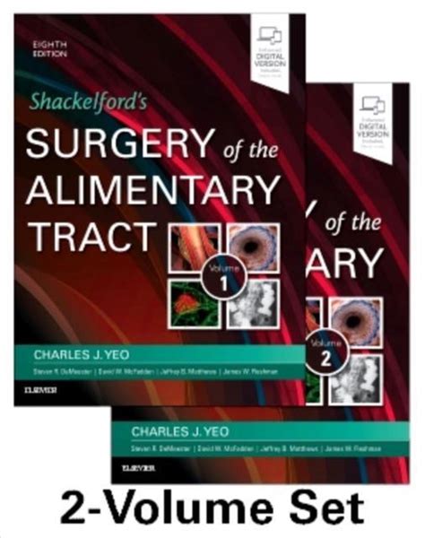 Shackelfords Surgery Of The Alimentary Tract 2 Volume Set 8th