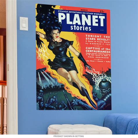 Planet Stories Tonight Stars Revolt Wall Decal Retro Planet