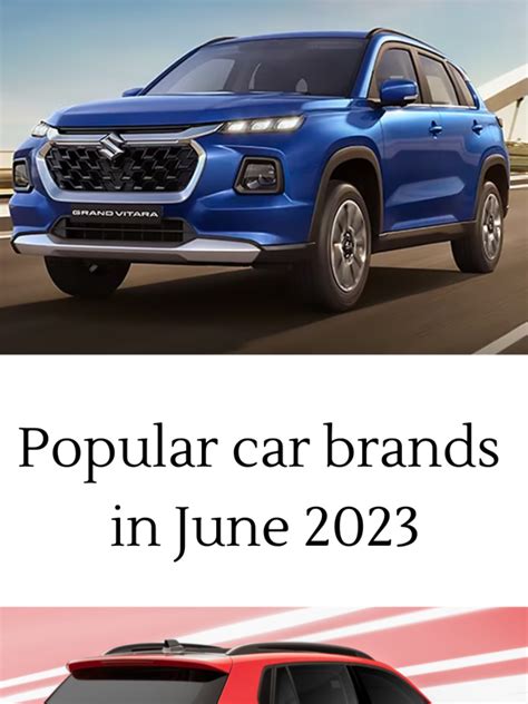 Top 10 Best Selling Car Manufacturers In June 2023 From Maruti Suzuki