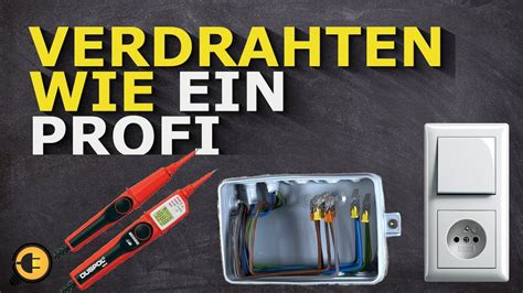 Verdrahtung Einer Ausschaltung Lichtschalter Lampe Und Steckdose