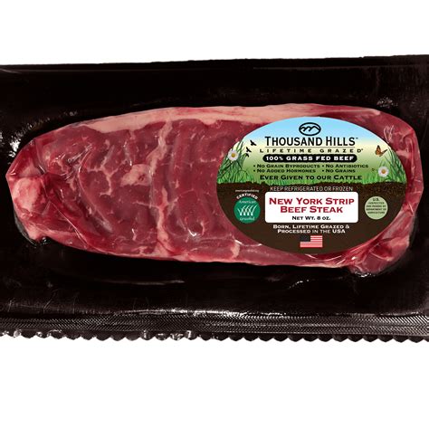 Grass Fed New York Strip Beef Steak | 100% Grass Finished Beef