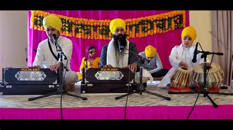 Guru Guru Gur Kar Man Mor Bhai Sarbjit Singh Ji Gurdaspur Youtube