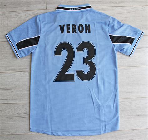 Koszulka Pi Karska Lazio Rzym Retro Home Puma Veron Lazio