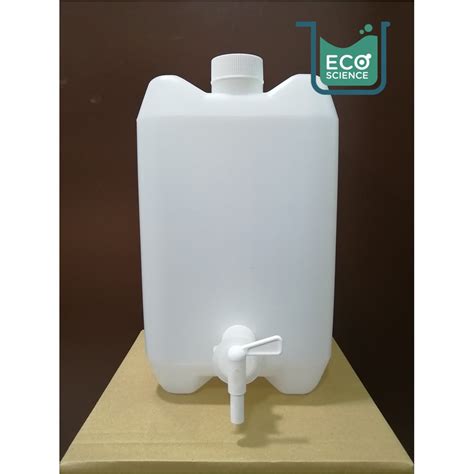 Aspirator Bottle Narrow Mouth Square HDPE 5L 12L Shopee Malaysia