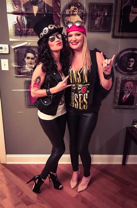 Slash And Axl Guns N Roses Costume Spartyoutfits Slash And Axl