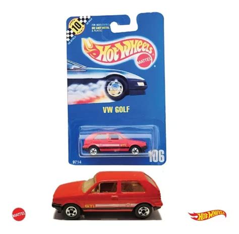Hot Wheels Volkswagen Golf Mk Gti Raridade Vermelho Frete grátis