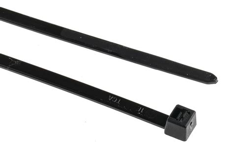 111 06000 T50ll Pa66w Bk Hellermanntyton Black Nylon Cable Tie 445mm X 46 Mm Rs