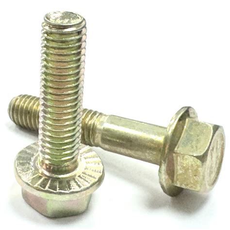 mm hexagon head flange serrated set screws high tensile grade