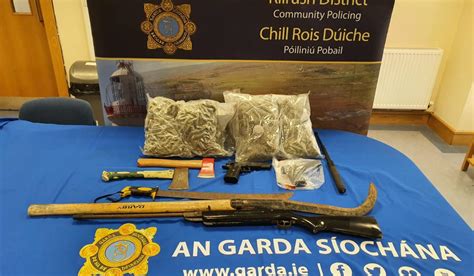 Two Arrested Following Seizure Of Drugs Cash And Weapons In Clare