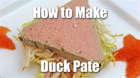 How To Make Duck Pate Youtube