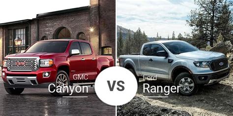 GMC Canyon Vs Ford Ranger Blast From The Past Rivalry