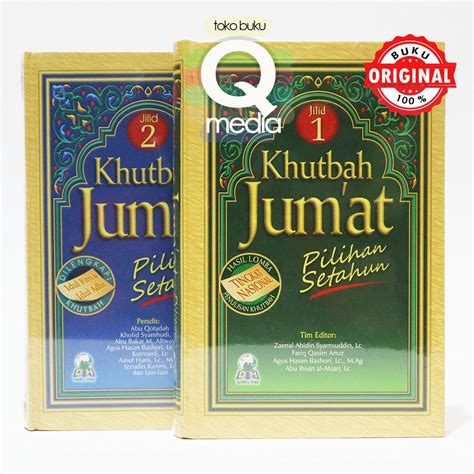 Jual 1 Set 2 Buku Khutbah Jumat Pilihan Setahun Jilid 1 Dan Jilid 2