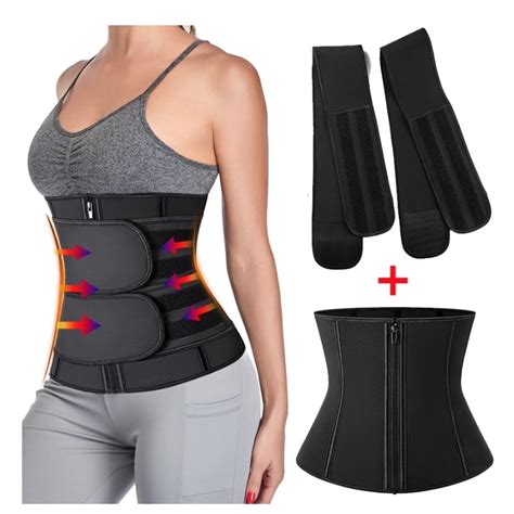 Women Hot Sauna Sweats Waist Training Corset Trainer Bengkung Postnatal Body Slimming Shaping