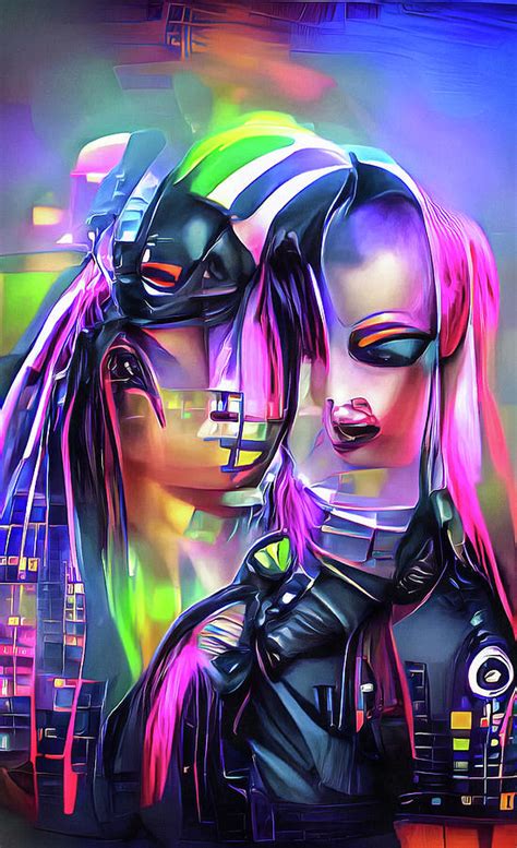 Futuristic Cybergoth Love Fantasy Style 08 By Matthias Hauser