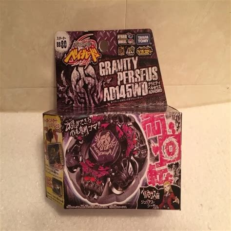 Beyblade Bb80 Gravity Perseus Metal Fusion Battle Left Spinning