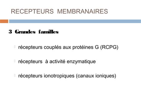 Recepteurs Hormonaux Et Mecanisme Daction Ppt T L Chargement Gratuit