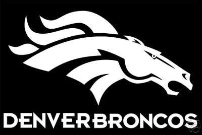 Purchase Denver Broncos Decal - Car Decal - Huge - 11.5"x 7" in West ...