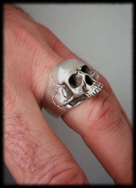 Silveralexa Bague T Te De Mort Keith Richards En Argent Sterling Etsy