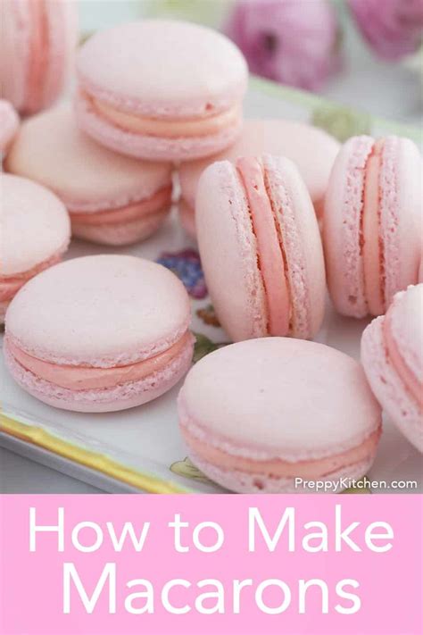 Macaron Recipe Preppy Kitchen Macaron Recipe Fall Baking Recipes Dessert Recipes Easy