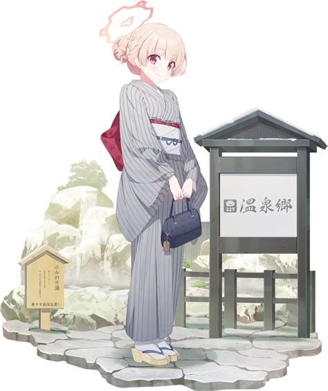 File Nodoka Hot Spring Diorama Png Blue Archive Wiki