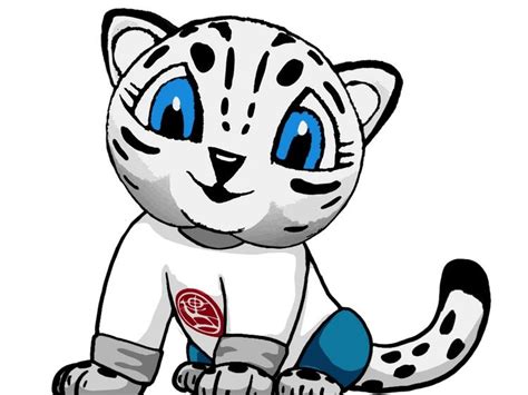 Mascot of World Nomad Games - snow leopard - | 24.KG