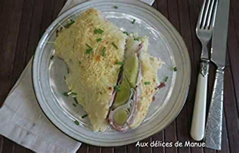 Gratin De Poireaux Au Jambon La B Chamel De Aux D Lices De Manue Et