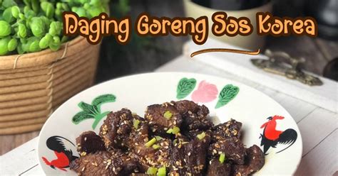 Resipi Daging Goreng Sos Korea Oleh Salina Jalaludin Cookpad