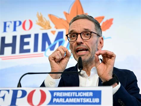 Fp Chef Kickl Erwartet Sich Hei Esten Politischen Herbst Aller