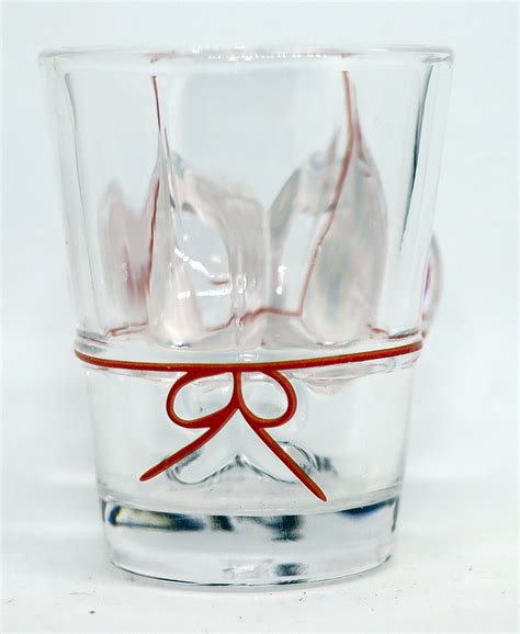 Maryland Flag Bikini Bust D Shot Glass