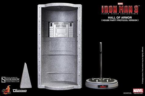 Hot Toys Hall Of Armor Single Piece Iron Man Sixth Scale Figure Environment 902004