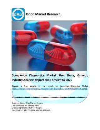 Ppt Companion Diagnostics Market Powerpoint Presentation Free