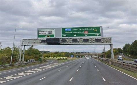 Traffic On A2 Londonbound Between Bluewater And Gravesend After Crash