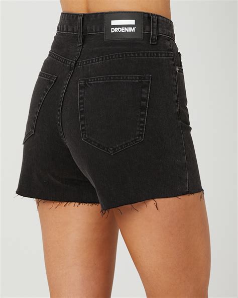 Dr Denim Nora Short Black Retro Surfstitch