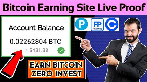 Bitcoin Earning Site Live Proof 0 022 BTC Earn Free Get Free