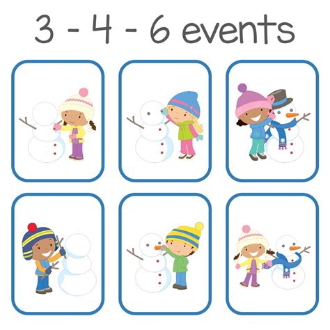 Winter Printable Sequencing Cards For Preschool Speech And Language