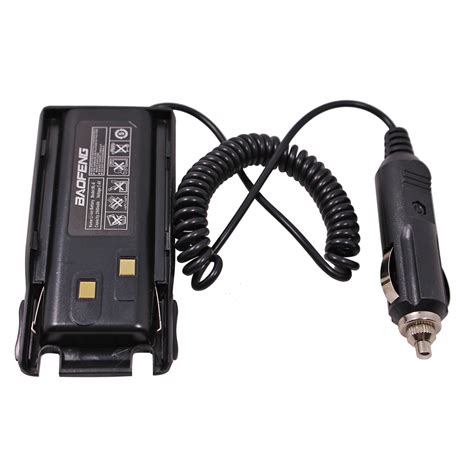 Baofeng Radio UV 82 Car Charger Battery Eliminator For GT 5TP Walkie