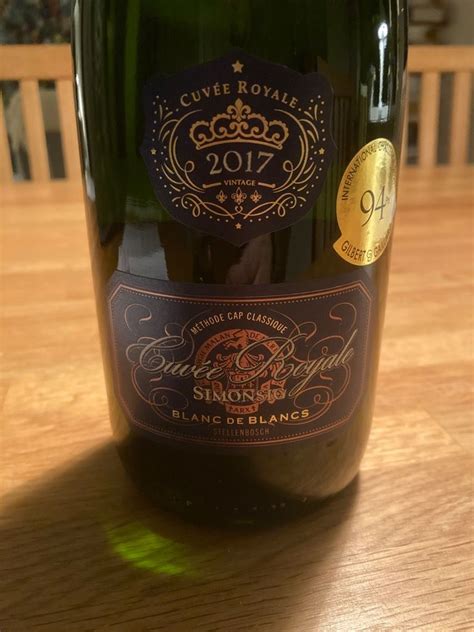 2018 Simonsig Chardonnay Cuvée Royale Blanc de Blancs South Africa