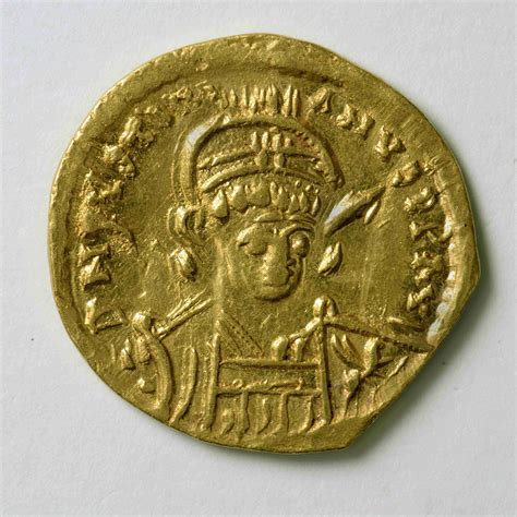 Justinian I Gold Solidus Thessalonike 527 565 — Dumbarton Oaks