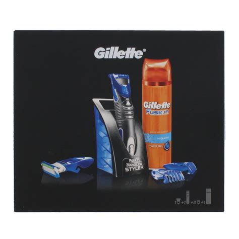 Gillette Fusion5 ProGlide 3in1 Styler Rasierer & 200ml Gel & 3 Kämme ...